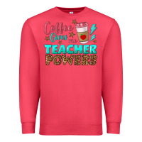 Cardinal coffee gives me teacher powers Premium Sweatshirt - BundleAndBundleShop