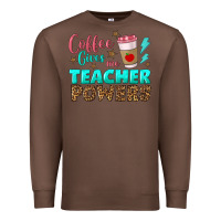Chestnut coffee gives me teacher powers Premium Sweatshirt - BundleAndBundleShop