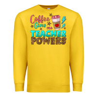 Lemon coffee gives me teacher powers Premium Sweatshirt - BundleAndBundleShop