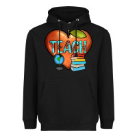 Black teach heart Heavyweight Hoodie - JahusDesignShop
