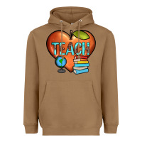 Toasted Coconut teach heart Heavyweight Hoodie - JahusDesignShop