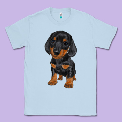 Dachshund Puppy Classic Tee Designed By Ranaportraitstore