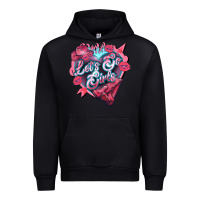 Black lets go girls pink Urban Hoodie - NancyCooperArtShop