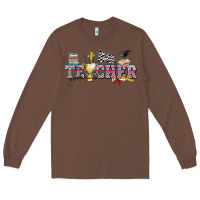 Chestnut race with teacher Long Sleeve Tee - texasbilliewilder