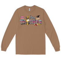Toasted Coconut race with teacher Long Sleeve Tee - texasbilliewilder