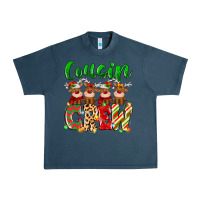 Midnight Navy cousin crew christmas deer Urban Heavy Tee - MaliasSmallBusiness