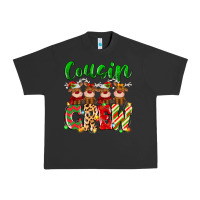Pigment Black cousin crew christmas deer Urban Heavy Tee - MaliasSmallBusiness