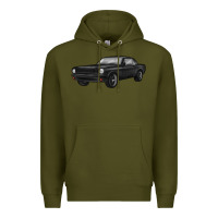 Army Green classic car Premium Hoodie - MaliasSmallBusiness