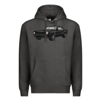 Charcoal Heather classic car Premium Hoodie - MaliasSmallBusiness