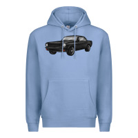 Colony Blue classic car Premium Hoodie - MaliasSmallBusiness
