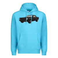 Ocean Blue classic car Premium Hoodie - MaliasSmallBusiness