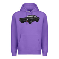 Purple classic car Premium Hoodie - MaliasSmallBusiness