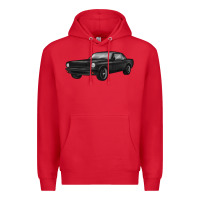 Red classic car Premium Hoodie - MaliasSmallBusiness