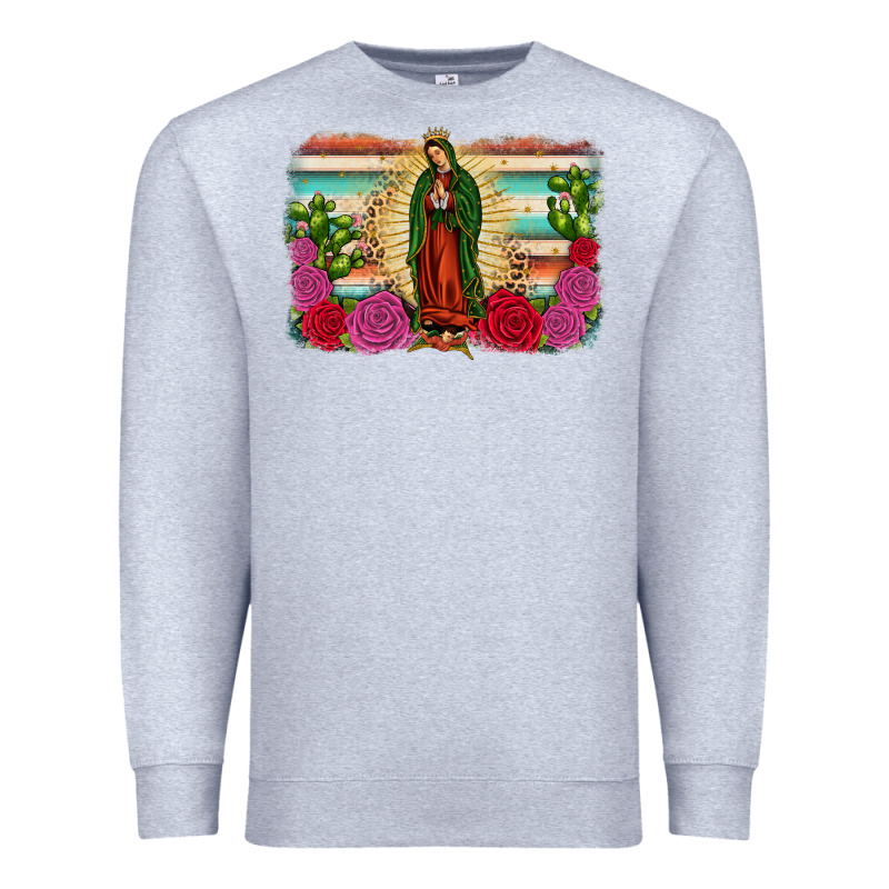 Western Our Lady Of Guadalupe Premium Sweatshirt by JahusDesignShop | Teevron