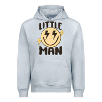 Heather Grey little man Urban Hoodie - MaliasSmallBusiness