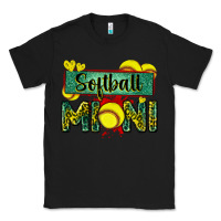 Black softball mini with leopard Classic Tee - Zillion Design Studio