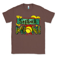 Chestnut softball mini with leopard Classic Tee - Zillion Design Studio