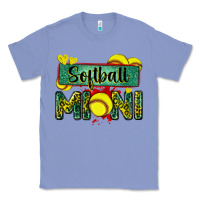Colony Blue softball mini with leopard Classic Tee - Zillion Design Studio