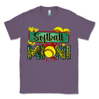 Lavender softball mini with leopard Classic Tee - Zillion Design Studio