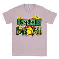 Lilac softball mini with leopard Classic Tee - Zillion Design Studio
