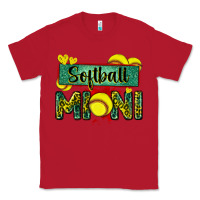 Red softball mini with leopard Classic Tee - Zillion Design Studio