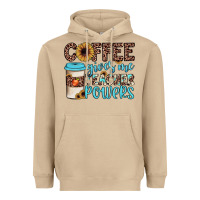Mushroom coffee gives me teacher powers Heavyweight Hoodie - JahusDesignShop