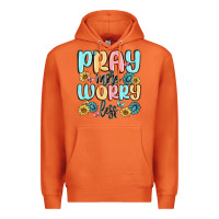 Carrot pray more worry less Premium Hoodie - MaliasSmallBusiness