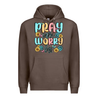 Coffee pray more worry less Premium Hoodie - MaliasSmallBusiness