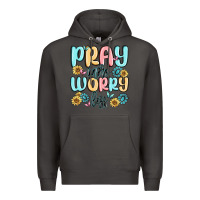 Smoke pray more worry less Premium Hoodie - MaliasSmallBusiness