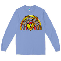 Colony Blue softball rainbow Long Sleeve Tee - Zillion Design Studio