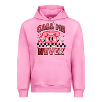 Fuchsia Pink call me never Urban Hoodie - MaliasSmallBusiness