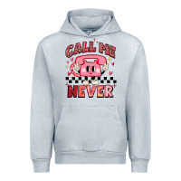 Heather Grey call me never Urban Hoodie - MaliasSmallBusiness