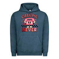 Pigment Midnight Navy call me never Urban Hoodie - MaliasSmallBusiness