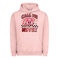 Pigment Salmon call me never Urban Hoodie - MaliasSmallBusiness