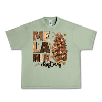 Oil Green melanin christmas with christmas tree Urban Heavy Tee - MaliasSmallBusiness