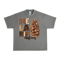 Tornado melanin christmas with christmas tree Urban Heavy Tee - MaliasSmallBusiness