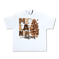 White melanin christmas with christmas tree Urban Heavy Tee - MaliasSmallBusiness