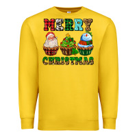 Lemon merry christmas with cupcakes Premium Sweatshirt - AdoDesignShop