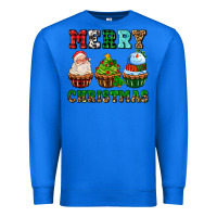 True Royal merry christmas with cupcakes Premium Sweatshirt - AdoDesignShop