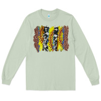 Matcha softball brushstroke Long Sleeve Tee - Zillion Design Studio