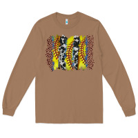 Toasted Coconut softball brushstroke Long Sleeve Tee - Zillion Design Studio