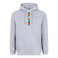 Heather Grey fall pumpkin Heavyweight Hoodie - BundleAndBundleShop