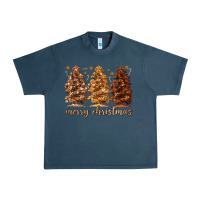 Midnight Navy melanin christmas trees Urban Heavy Tee - MaliasSmallBusiness