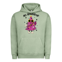 Pigment Oil Green all spruced up Urban Hoodie - MaliasSmallBusiness