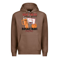 Chestnut hot mess always stressed basketball mama Premium Hoodie - MaliasSmallBusiness