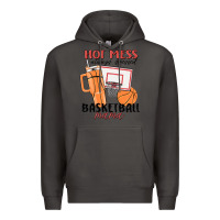 Smoke hot mess always stressed basketball mama Premium Hoodie - MaliasSmallBusiness