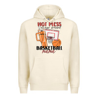 Tofu hot mess always stressed basketball mama Premium Hoodie - MaliasSmallBusiness