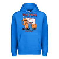 True Royal hot mess always stressed basketball mama Premium Hoodie - MaliasSmallBusiness