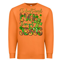 Carrot I don't need luck I've got Jesus Premium Sweatshirt - Jasminsmagicworld