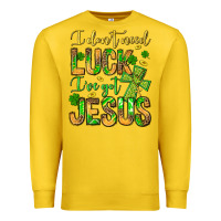 Lemon I don't need luck I've got Jesus Premium Sweatshirt - Jasminsmagicworld